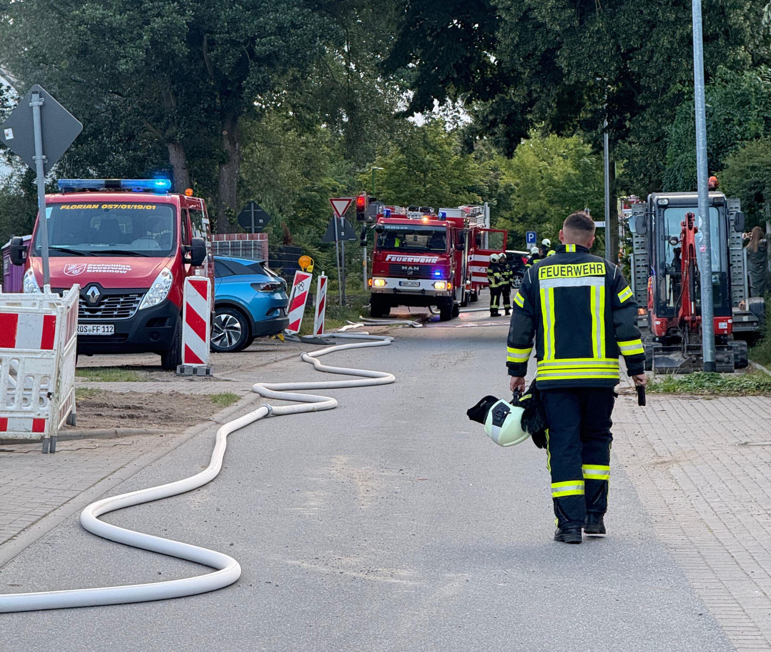 Einsatzbericht 19/2025: Fettbrand in Küche