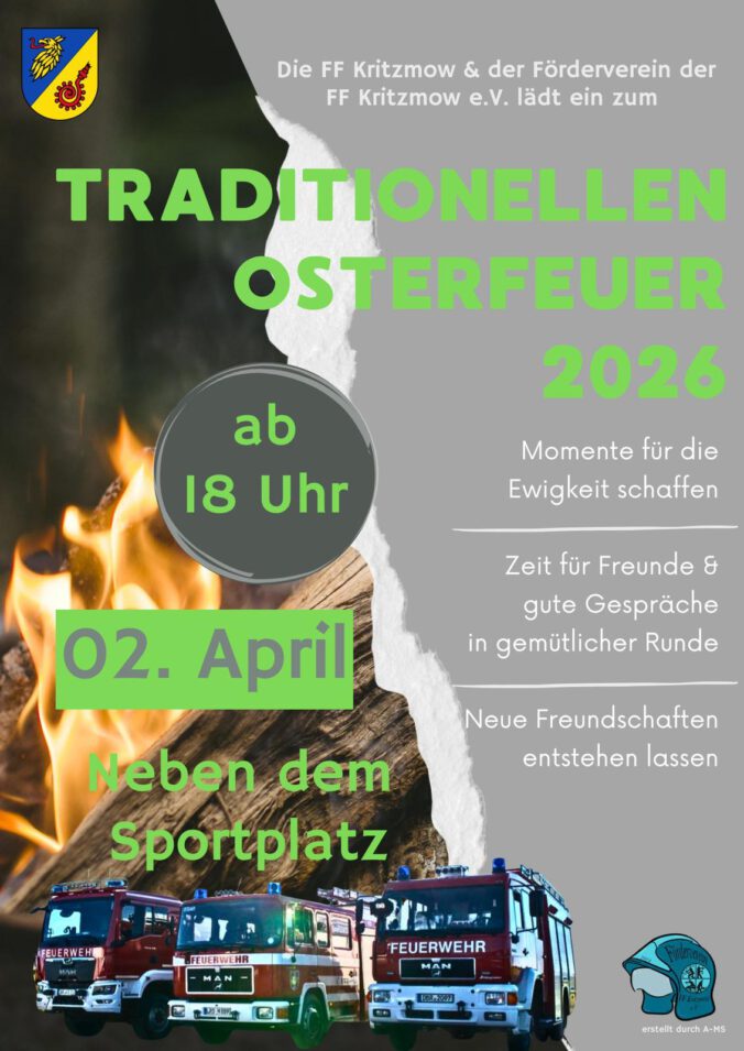 Flyer zum Osterfreuer 2026
