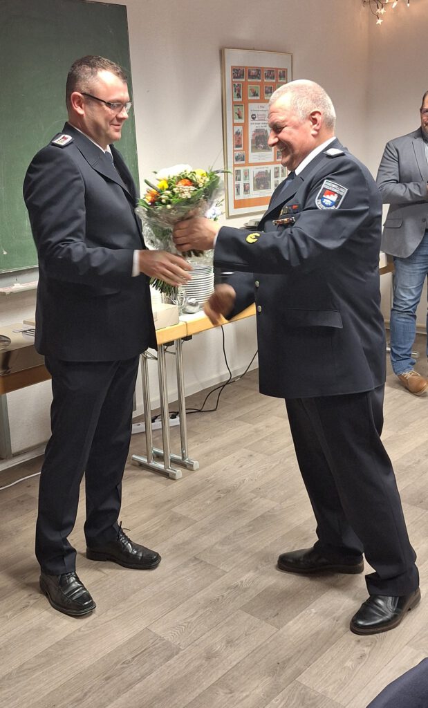 Glückwünsche vom Amtswehrführer